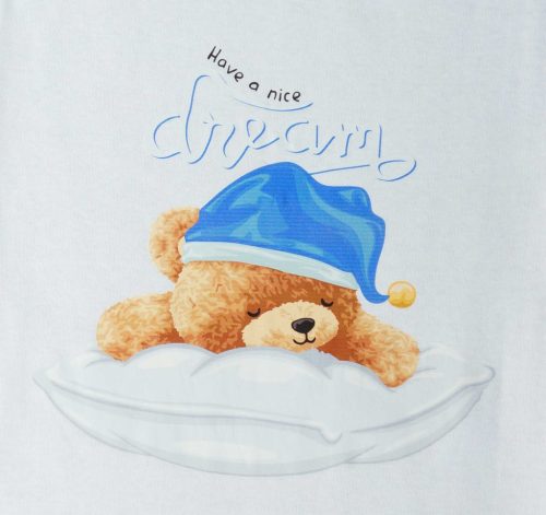 Ujjatlan tipegő hálózsák Macis mintával 2 TOG