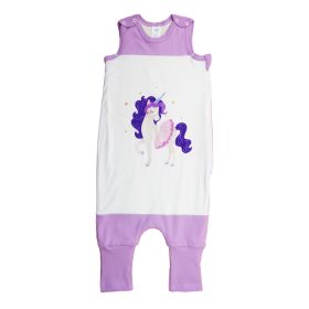 Ujjatlan tipegő hálózsák, unikornis mintával - 2 TOG