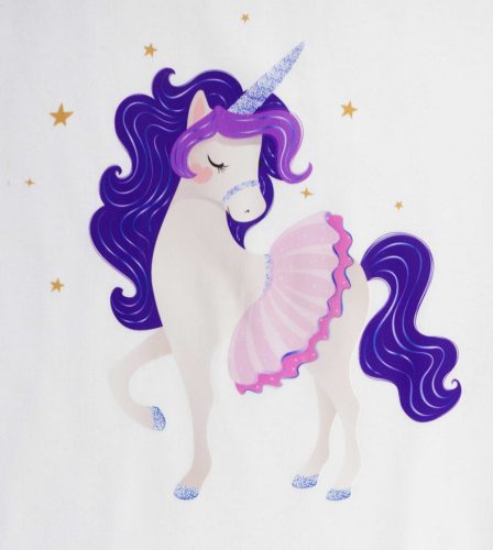 Ujjatlan tipegő hálózsák, unikornis mintával - 2 TOG