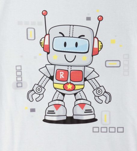 Ujjatlan tipegő hálózsák Robotos mintával 2 TOG