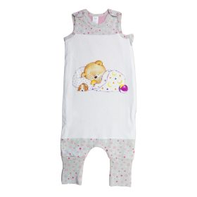 Ujjatlan tipegő hálózsák, mackó mintával - 2 TOG