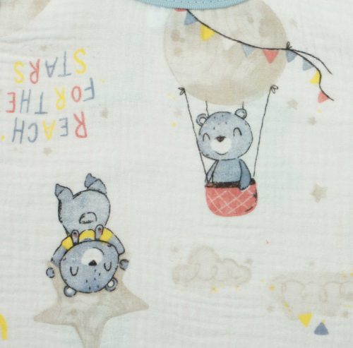 Ujjatlan vékony  hálózsák Macis mintával 1 TOG