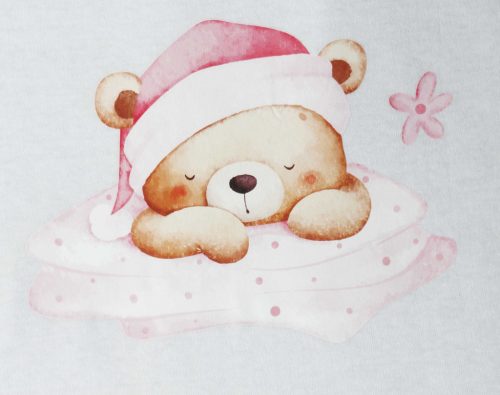 Ujjatlan tipegő hálózsák, maci mintával – 3 TOG