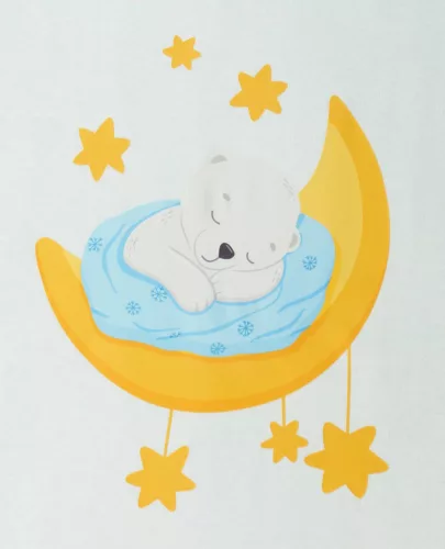 Ujjatlan tipegő hálózsák, Macis mintával – 3 TOG