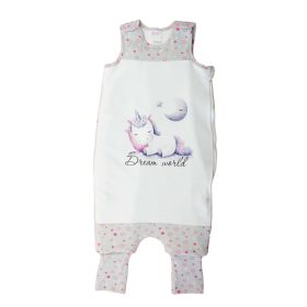 Ujjatlan tipegő hálózsák, unikornis mintával – 3 TOG