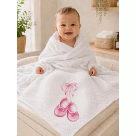   Textil tetra kifogó-törölköző Cipős  mintával 140x140cm