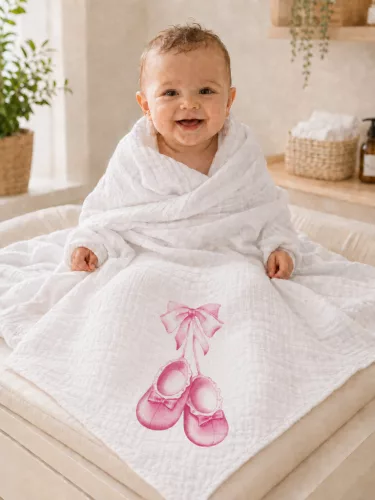 Textil tetra kifogó-törölköző Cipős  mintával 140x140cm