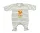 Vékony, pamut rugdalózó Rókás mintával