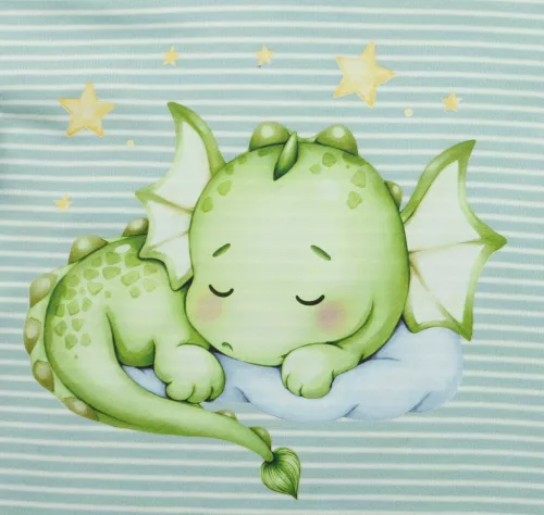 Hosszú ujjú fiú pizsama - Sárkány mintával
