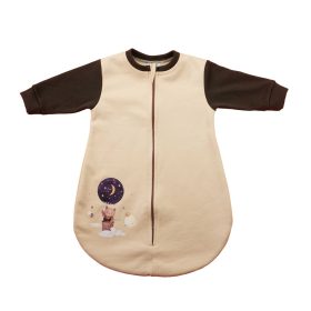   Belül bolyhos hosszú ujjú hálózsák – 2,5 TOG - Állatos mintával