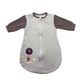   Belül bolyhos hosszú ujjú hálózsák – 2,5 TOG - Állatos mintával