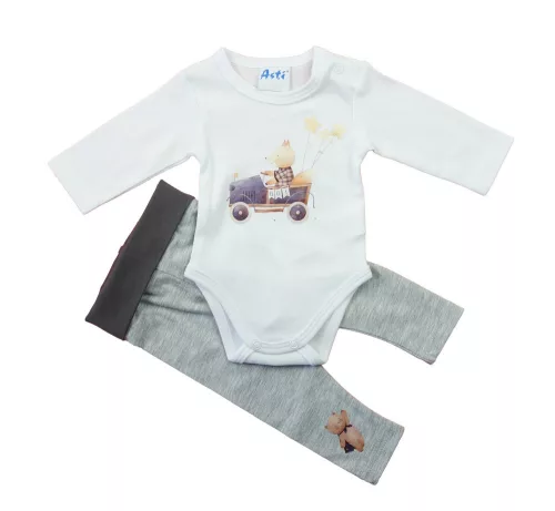 2 részes baba szett – Állatos mintával
