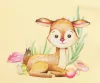 Hosszú ujjú baba body - Állatos mintával