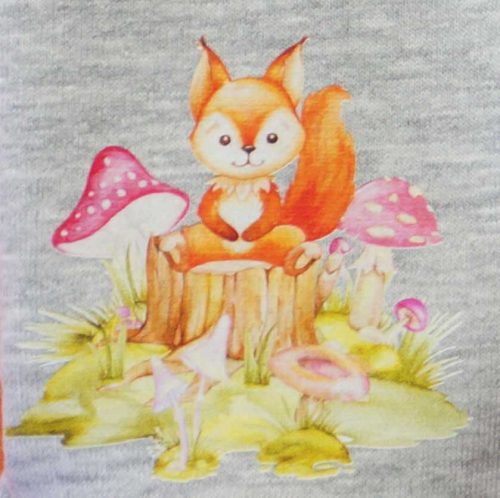 Belül bolyhos baba nadrág Állatos mintával