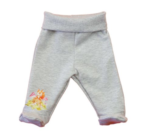 Belül bolyhos baba nadrág Állatos mintával