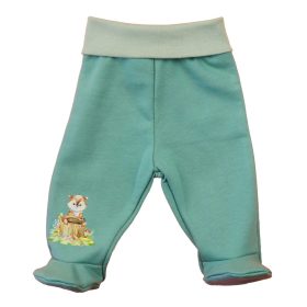 Belül bolyhos baba nadrág Állatos mintával