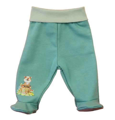 Belül bolyhos baba nadrág Állatos mintával