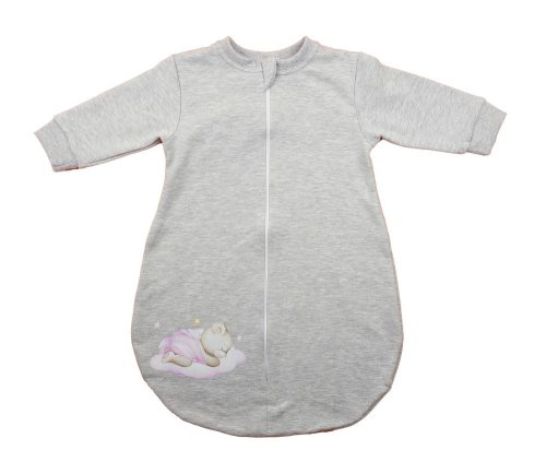 Belül bolyhos hosszú ujjú hálózsák – 2,5 TOG - Maci mintával