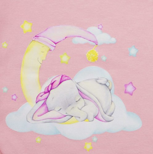 Belül bolyhos hosszú ujjú hálózsák – 2,5 TOG - Elefánt mintával