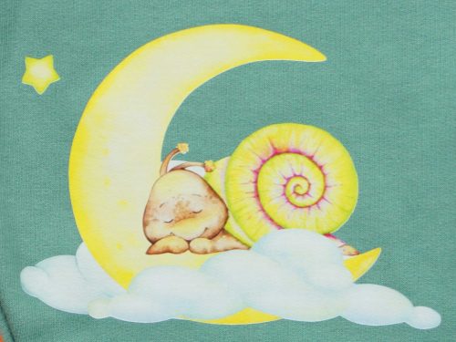 Belül bolyhos hosszú ujjú hálózsák – 2,5 TOG -Csiga mintával