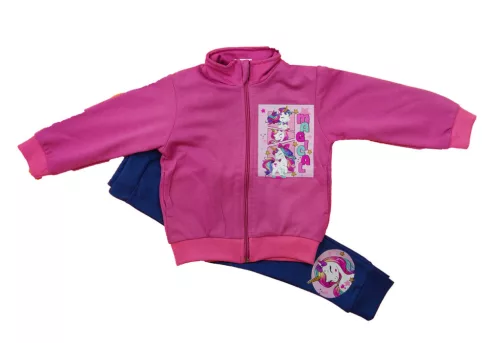 2 részes pamut kislány szabadidő szett Unikornis mintával