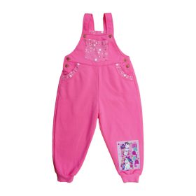 Unikornis lányka bolyhos kertésznadrág