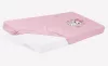 Bébi pamut gumis lepedő 60x120/70x140 - Cica mintával