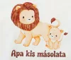 Apák napi ujjatlan pamut rugdalózó