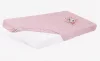 Bébi pamut gumis lepedő 60x120/70x140 - Kisegér mintával