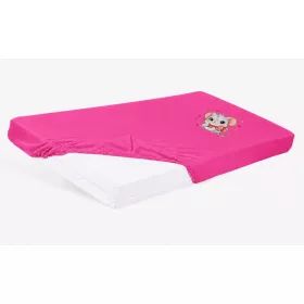 Bébi pamut gumis lepedő 60x120/70x140 - Kisegér mintával