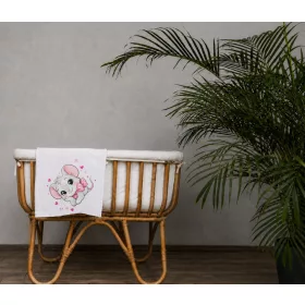 Textil tetra pelenka egér mintával 70x70cm
