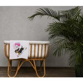Textil tetra pelenka tacsi mintával 70x70cm