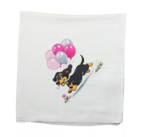 Textil tetra pelenka tacsi mintával 70x70cm