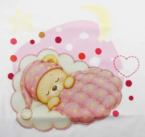Baba pamut takaró 70 × 90 cm – maci mintával