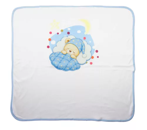 Baba pamut takaró 70 × 90 cm – maci mintával