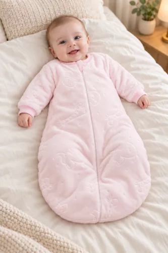 Mintás hosszú ujjú wellsoft hálózsák 2 TOG