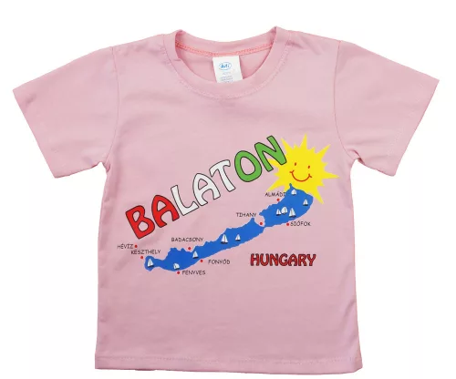 Baba, gyerek feliratos "Balaton" rövid ujjú póló