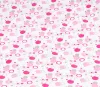 Óvodai lepedő végnyomott 135x60cm V PINK KARIKÁS_m