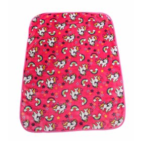 Unikornis mintás wellsoft babatakaró 70x90 cm