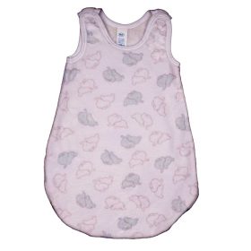 Elefánt mintás ujjatlan wellsoft hálózsák 2,5 TOG