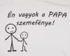 Apák napi kreatív póló ajándék festékkel