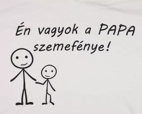 Apák napi kreatív póló ajándék festékkel