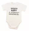 Rövid ujjú bébi kombidressz