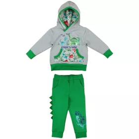 2 részes kisfiú szabadidő szett dinós mintával