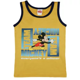Pamut kisfiú nyári trikó Mickey egér mintával