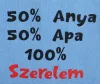 Feliratos rövid ujjú baba body