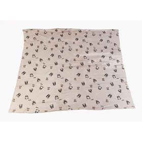 Mintás wellsoft babatakaró 150x130cm