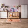 VOX Simple átalakítható 70x140-es babaágy, kiságy ágyneműtartóval szülői ágy mellé-Oak-KIÁLLÍTOTT DARAB
