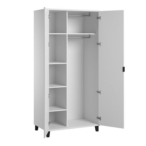 Vox Simple 2 ajtós nagyszekrény-White