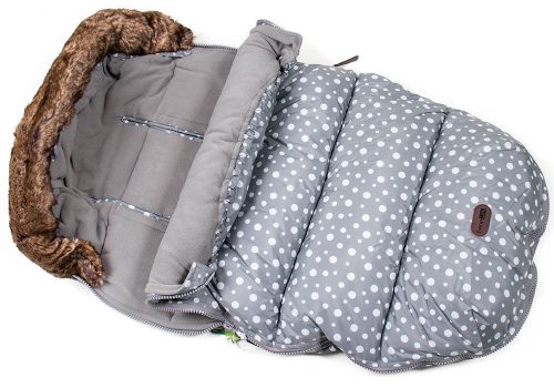 FreeON univerzális babakocsi bundazsák, lábzsák 100x55 cm-es víztaszító - Szürke